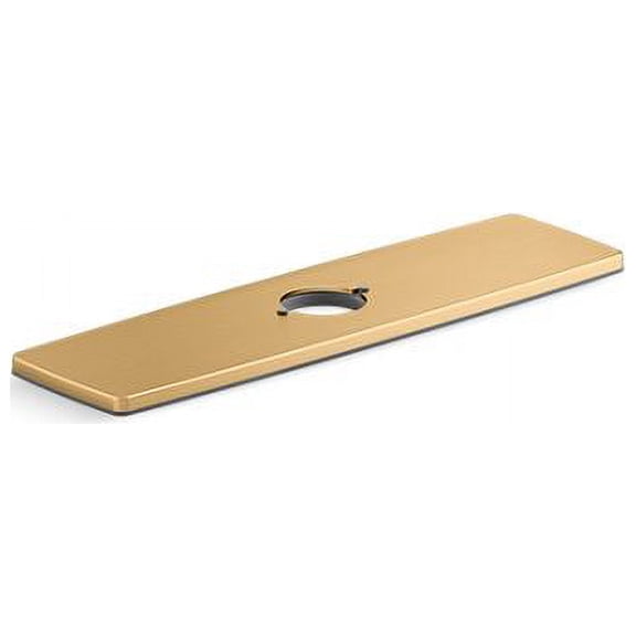 Kohler K-24462 Riff 10-7/16" Escutcheon Plate - Vibrant Brushed Moderne Brass