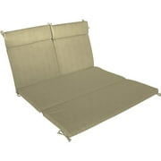 Delahey Solid Khaki Double Chaise Lounge Cushion