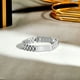 thumbnail image 2 of JeenMata Pulsera de identificación de plata pulida para hombre - Joyería elegante y moderna entrelazada, 2 of 6