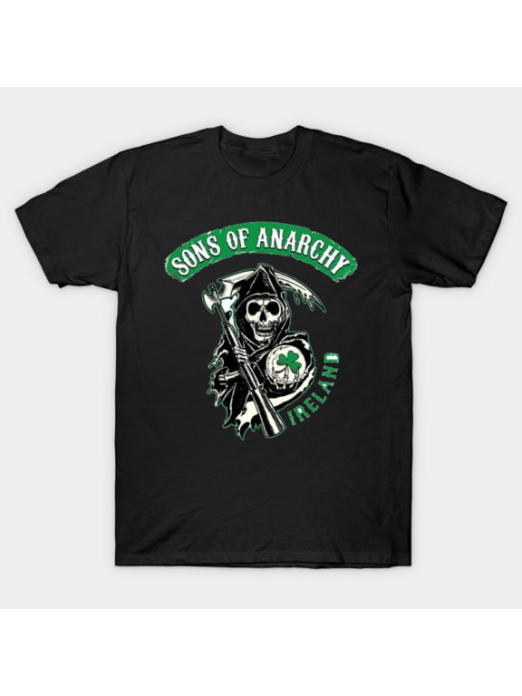 Sons of Anarchy Ireland SAMCRO Belfast Biker Club Fan Art Unisex T-Shirt, for men & women, up to size 5XL