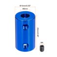 thumbnail image 2 of Uxcell 6mm to 6mm Bore Rigid Coupling 25mm x 14mm M4 Aluminum Alloy Shaft Navy Blue 10 x Coupling 40 x Screws 2 x Wrench, 2 of 5