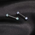 thumbnail image 5 of Glaciersei Nipple Ring Internally Threaded Nipple Barbell 14G Nipple Piercing Jewelry G23 Titanium, 5 of 5