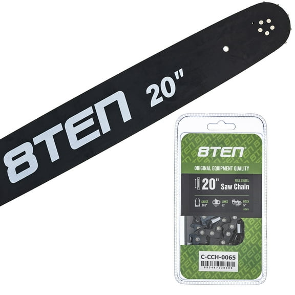 8TEN 20" Chainsaw Guide Bar & Chain .063 3/8 72DL for Stihl MK1010262