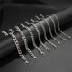 thumbnail image 4 of My Shape Fashion Cuban Chain Men Bracelet Stainless Steel 3/5/7/9mm Width Chain Bracelets Figaro Chain Boy Wrist Jewelry Couple, 4 of 5