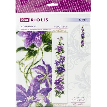 Riolis Counted Cross Stitch Kit 15.75X11.75-Elephants In The Savannah (14 Count