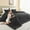 05 - Black, variant on Oversized King Comforter, Extra Large King Size Comforter Oversized, All Season Soft Quilt Down Alternative Duvet Insert with 8 Corner Tabs(120x128, Brown)