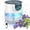 White, variant on Water Air Purifiers for Home, Air Washer with LED Night Light Aroma Diffuser, Air Filter Washer Humidifier for Office, Bedroom,Air Cleaner for Smoke and Pets