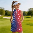 thumbnail image 5 of CAIXIA 4th of July Dresses for Girls USA Patriotic Dress American Flag A Line Dress Independence Day Outfit, 5 of 6