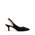 thumbnail image 2 of Zapatos DREAM PAIRS SDPU2454W Tacones Kitten Negros de Nubuck, 2 of 7