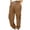 Brown, variant on DJDLJWCJ Big Boys Cargo Pants Elastic Waist Drawstring Jogger Pants School Uniform Pants Lightweight Side Pocket Casual Pants Black Size 14