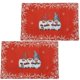 thumbnail image 2 of 2 posavasos navideños para mesa, escritorio, sala de estar, mantel individual, almohadilla de mesa impermeable, 2 of 2