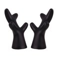 thumbnail image 1 of relayinert 2piece Antlers Sticker Stylish Christmas Car Sticker With Cute And Waterproof Antlers Easy black large 1Set, 1 of 6