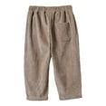 thumbnail image 3 of XAOFW Kids Pants Boys Corduroy Classic Straight Leg Design Comfortable Fabric Everyday Play Outdoor Activities School Weekend Solid Color Long Stylish Leisure Club Party Slacks, 3 of 6