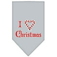 thumbnail image 2 of Christmas Pet and Dog Bandana Screen Printed, I Heart Christmas, 2 of 3
