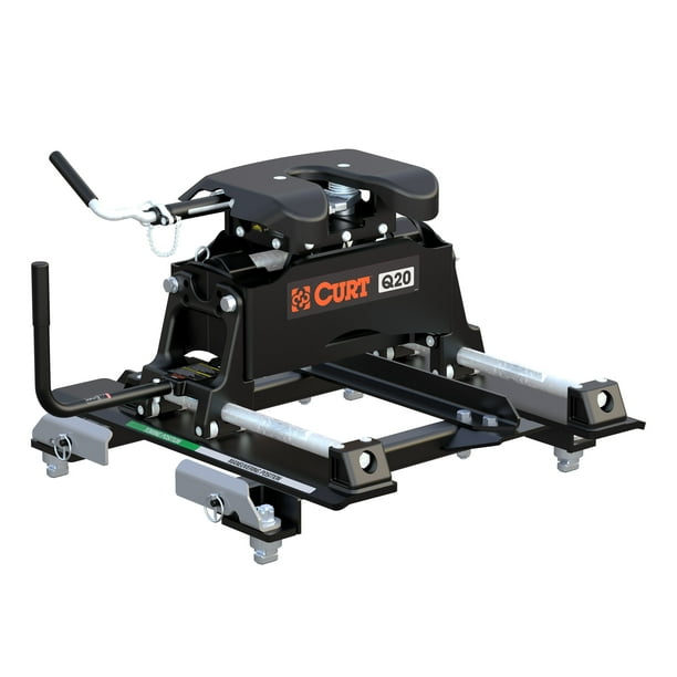 CURT 16671 Q20 5th Wheel Slider Hitch, 20,000 lbs, Select Chevy
