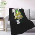 thumbnail image 2 of XMXT Throw Blankets, Brave Games Slogan Design Print Bed Blanket for Bedroom Sofa, 50 x 70 inches Multicolor, 2 of 9