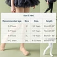 thumbnail image 3 of NAISIBABY Ballet Tights for Girls, Cotton Stretchy High Waisted Seamless Stockings Footed Pantyhose Beige 7-9T, 3 of 9
