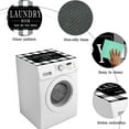 thumbnail image 4 of Washer Dryer Covers for the Top 23.6" x 19.7" Non-slip Dryer Top Protector Mat Dust-proof Washing Machine Cover Pad, Washer Dryer Top Covers for Laundry Room Kitchen Living Room Desk, 4 of 6