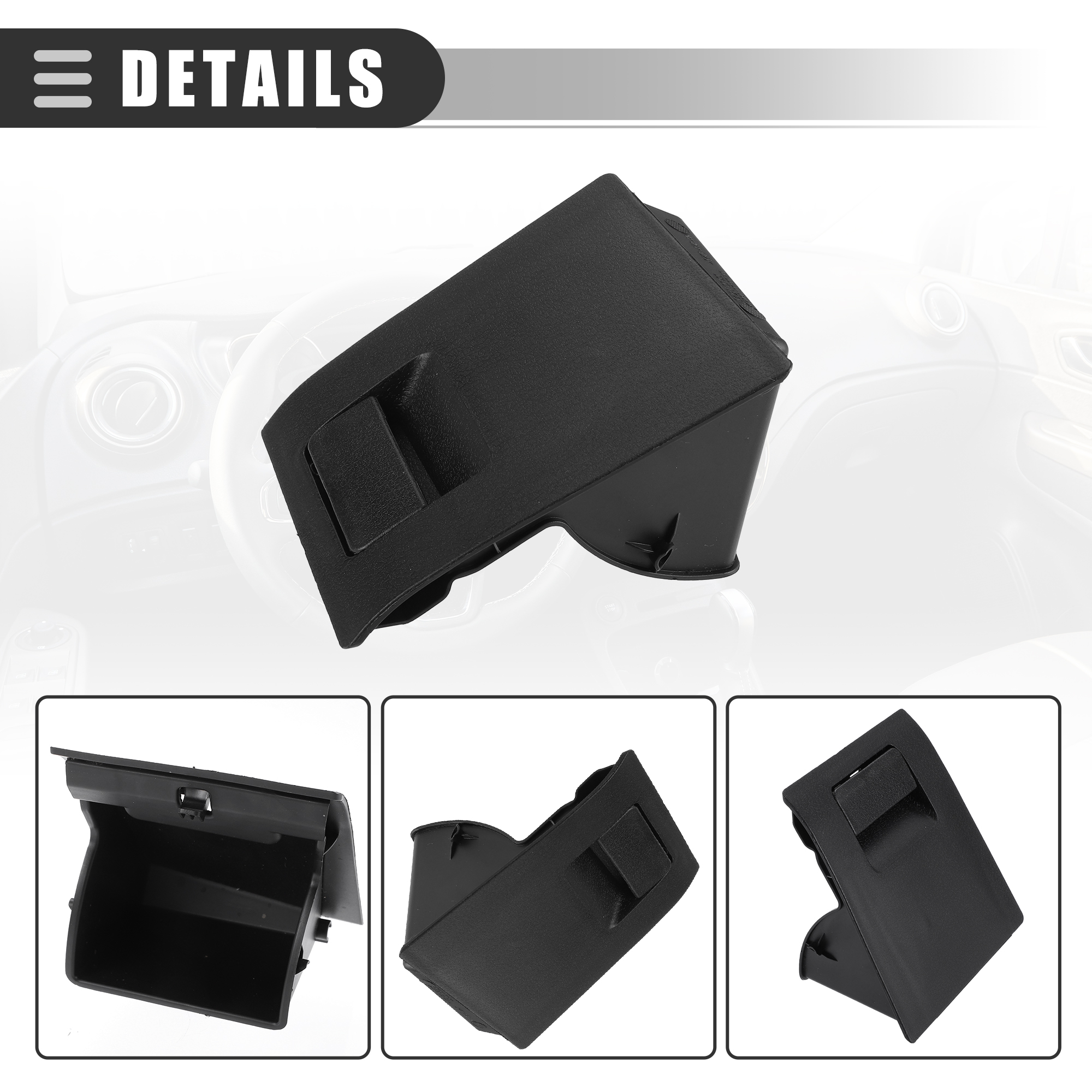 Unique Bargains Coin Change Box Holder Interior Storage for Toyota Camry 2018-2022
