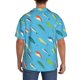 thumbnail image 3 of Balery Different Color Fishing Bait Camisa Casual de Manga Corta con Botones para Hombre, Texturizada, Estilo Cubano, para Playa, Verano-X-Large, 3 of 5