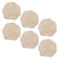 thumbnail image 1 of Greenadscape 6Ud Manteles Decorativos Dorados Huecos En Forma De Rosa Para Ocasiones Especiales Y Restaurante, 1 of 8