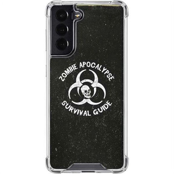 Skinit Survivalists Zombie Apocalypse Survival Guide Galaxy S22 Clear Case