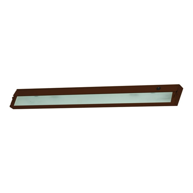 ElkGroup International LD348RSF-D ZeeLite 6 Lamp LED Cabinet Light In Bronze With Diffused Glass