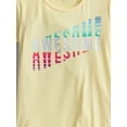 thumbnail image 4 of Hind Girls Graphic Tee with Short Sleeves, 2-Pack, Sizes 4-16, 4 of 5
