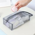 thumbnail image 5 of Large Clear Travel Toiletries Bag Clear- Plastic Cosmetic Makeup Bags Transparent Packing Storage Bag 3 Sizes, 5 of 9