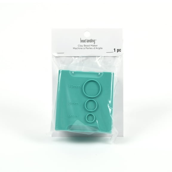 Polymer Clay Round Bead Maker with 6mm - 8mm - and 10mm Guides by Bead Landing – Create Perfect Round Beads for Jewelry Making - 12 Pack