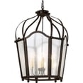 thumbnail image 2 of Meyda 197359 32 in. Citadel 6 Light Pendant - Gold & Clear, 2 of 6