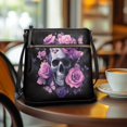 thumbnail image 3 of Tutolipy Skull Roses Women's Single Shoulder Bag, Durable Satchel Bag Waterproof Water-Resistant Sling Bag for Daily Storage Shopping Trip, 3 of 7