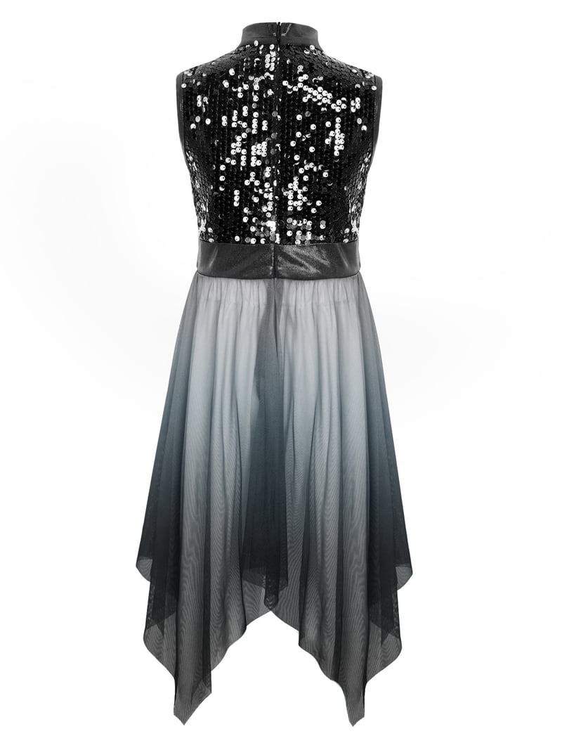 black and silver church dress long formal black dress Ladivine Dress CD846, Formal Evening Gown Black Silver / 6