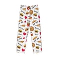 thumbnail image 4 of Balery Fast Food print Men's Pajama Pants,Ultra Lightweight Pjs,Lounge Pant-X-Large, 4 of 9