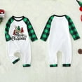 thumbnail image 6 of Younger Tree Family Matching Christmas Pajamas Set Letter Print Top Plaid Pants Loungewear Xmas Jammies Holiday Pjs Outfits for Men M, 6 of 8