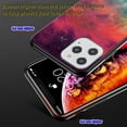 thumbnail image 3 of Dazzling Glass Starry Sky Pattern Phone Case for Xiaomi MI Redmi Note 11 T E S Pro 5G 4G, Light and Thin Full Protective Shell, Unique Colored Back Cover(Purple,Note 11E 5G), 3 of 7