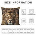 thumbnail image 5 of SHANXI Throw Pillow Covers Home Decor Golden Animal Painting Cat Pillow Cases Decorative Outdoor Cushion Couch Sofa Pillowcases 22x22in, 5 of 5