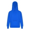 thumbnail image 2 of Sxiwei Girls Boys Sports Fleece Hoodies Sweatshirt Casual Long Sleeve Drawstring Hooded Pullover Tops Royal Blue 110, 2 of 8
