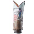 thumbnail image 3 of Roper Boys 09-119-7022-8456   Barrel Racer Square Toe Cowgirl Boot 5 Brown, 3 of 5