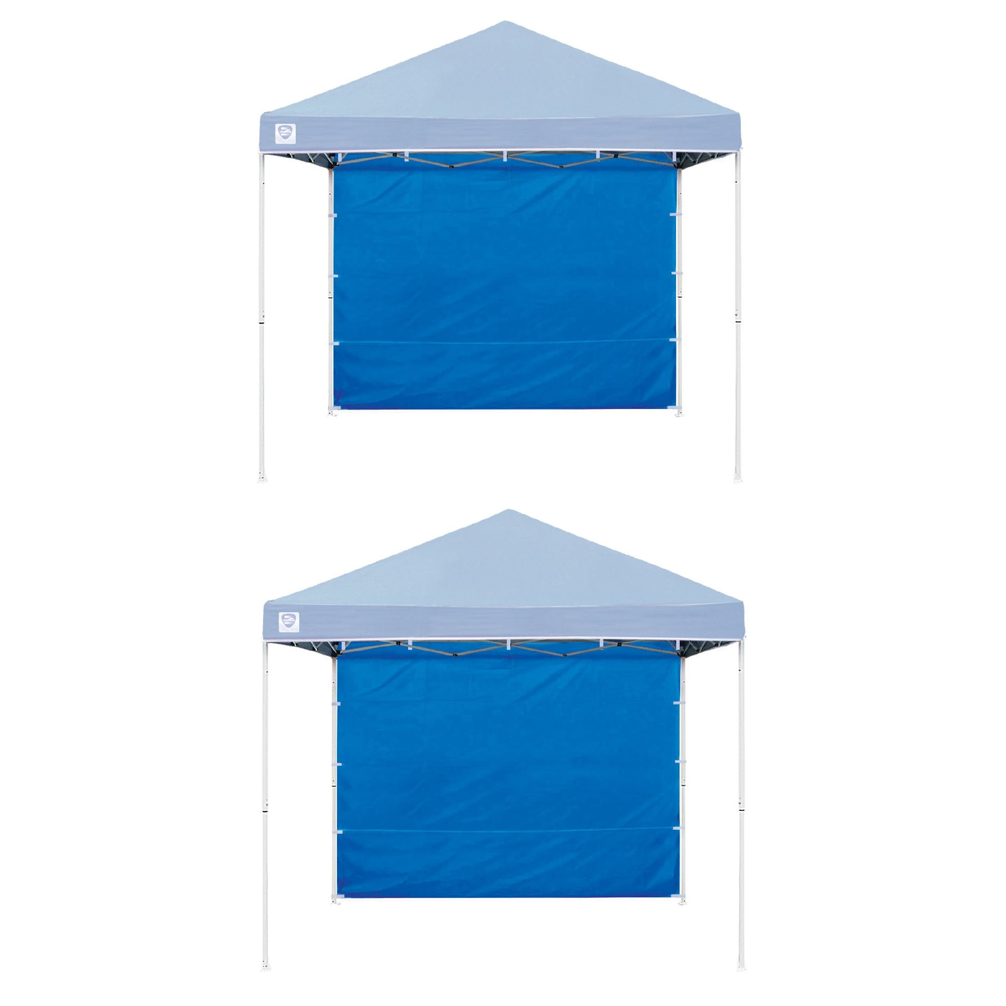 Z Shade 10ft Blue Everest Instant Canopy Tent Taffeta Sidewall