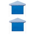 thumbnail image 1 of Z Shade 10ft Blue Everest Instant Canopy Tent Taffeta Sidewall Accessory(2 Pack), 1 of 5