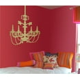 thumbnail image 4 of Baroque Chandelier Wall Art Decal, 4 of 4