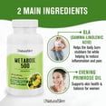 thumbnail image 5 of NaturalSlim Metaboil 500 w/ Evening Primrose Oil & GLA (Gamma-Linolenic Acid), 270 Softgels, 5 of 8
