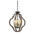 thumbnail image 1 of Meridian M60001-96 4 Lumière Convertible Semi Flush - Rustique et Glamour, 1 of 1