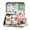 Pink, variant on Coffee Mini Bear Plush In Tin Box Pocket Size For First Day School, Collectible Stuffed Toy For Kids Coffee