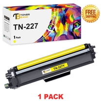 Toner Bank Compatible Toner Cartridge Replacement for Brother TN227 TN223 TN-227Y MFC-l3750cdw MFC-l3770cdw HL-l3210cw HL-l3270cdw HL-l3290cdwb Yellow, 1-Pack