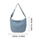 thumbnail image 3 of Bolsa cruzada de nailon impermeable de gran capacidad, bolso de hombro ligero para mujer, con correa ajustable, múltiples compartimentos, ideal para estudiantes y viajeros., 3 of 7