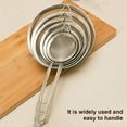 thumbnail image 3 of Fine Mesh Strainer for Kitchen Stainless Steel Tea Colander Long Handle Food Sifter Flour Sieve Baking Tool, 7cm, 3 of 6