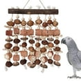 thumbnail image 1 of Juguetes Grandes Loros de Mástica Juguetes Color Jaula de Madera de Madera Juguete Nueces de Maíz Juguete Natural Para Guacamátricos Grises Africanos y Otras Aves Grandes, 1 of 5