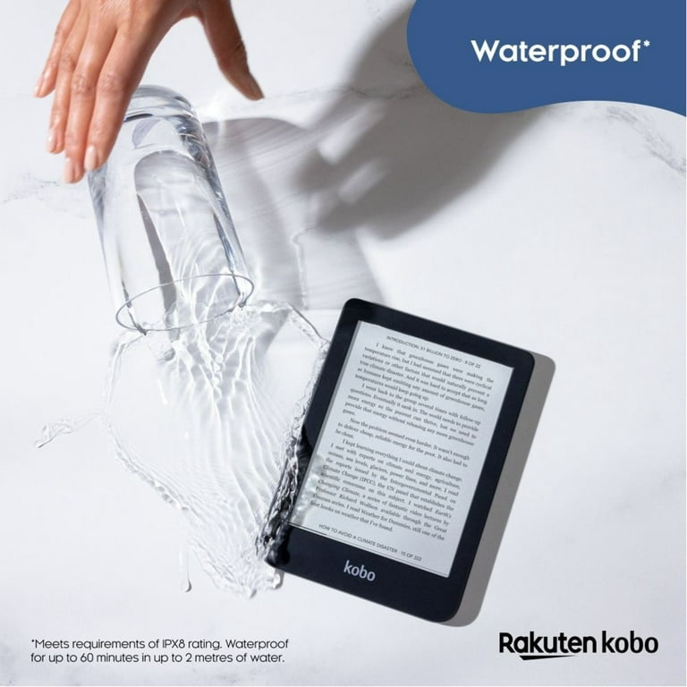 Kobo Clara 2E 6 Waterproof E-Reader 16GB Blue (N506-KU-OB-K-EP) N506KUOBKEP